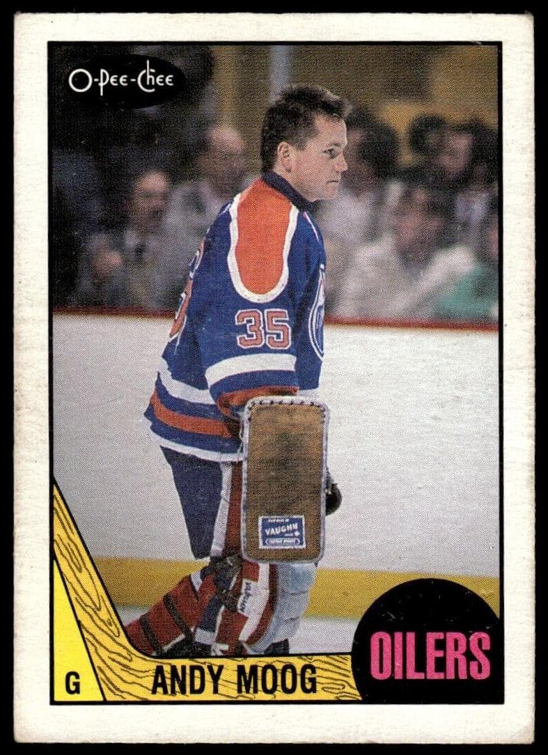 Andy Moog 1987 topps O-Pee-Chee