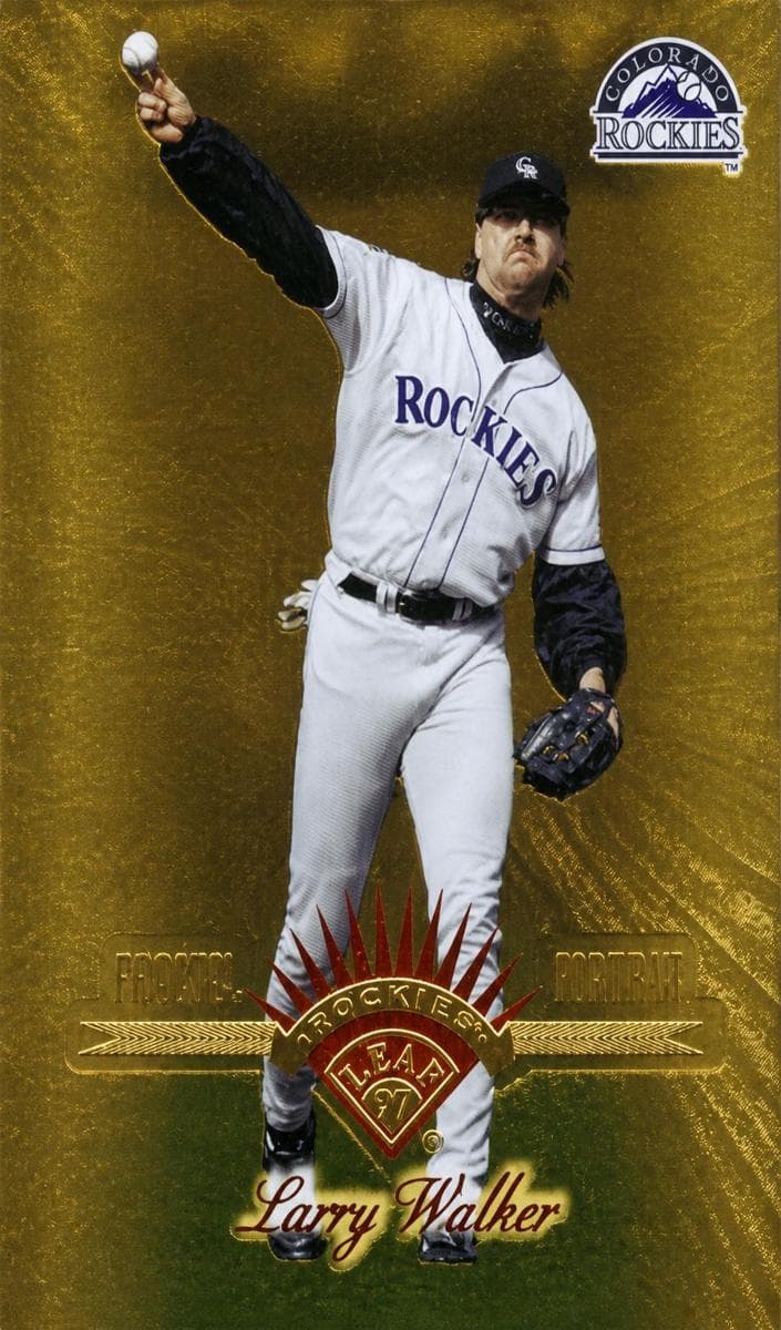Larry Walker 1997 leaf Leaf