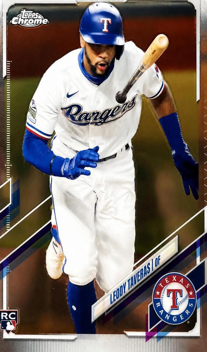 Leody Taveras 2021 topps Topps Chrome