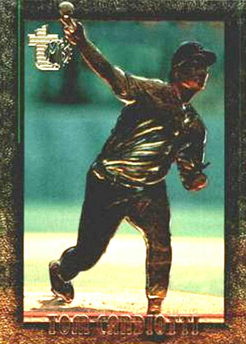 Tom Candiotti 1995 topps Embossed