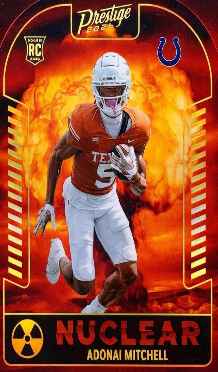 Adonai Mitchell 2024 panini Panini Prestige