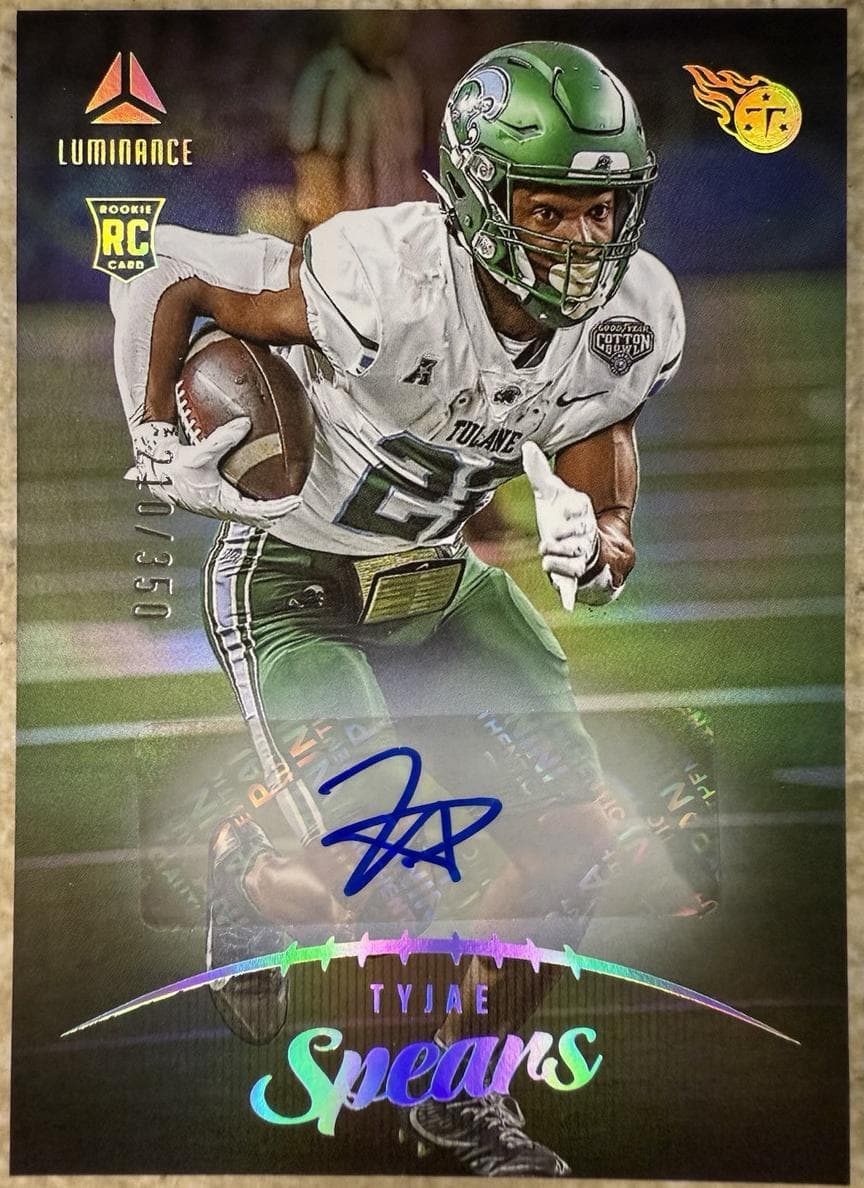 Tyjae Spears 2023 panini Panini Luminance