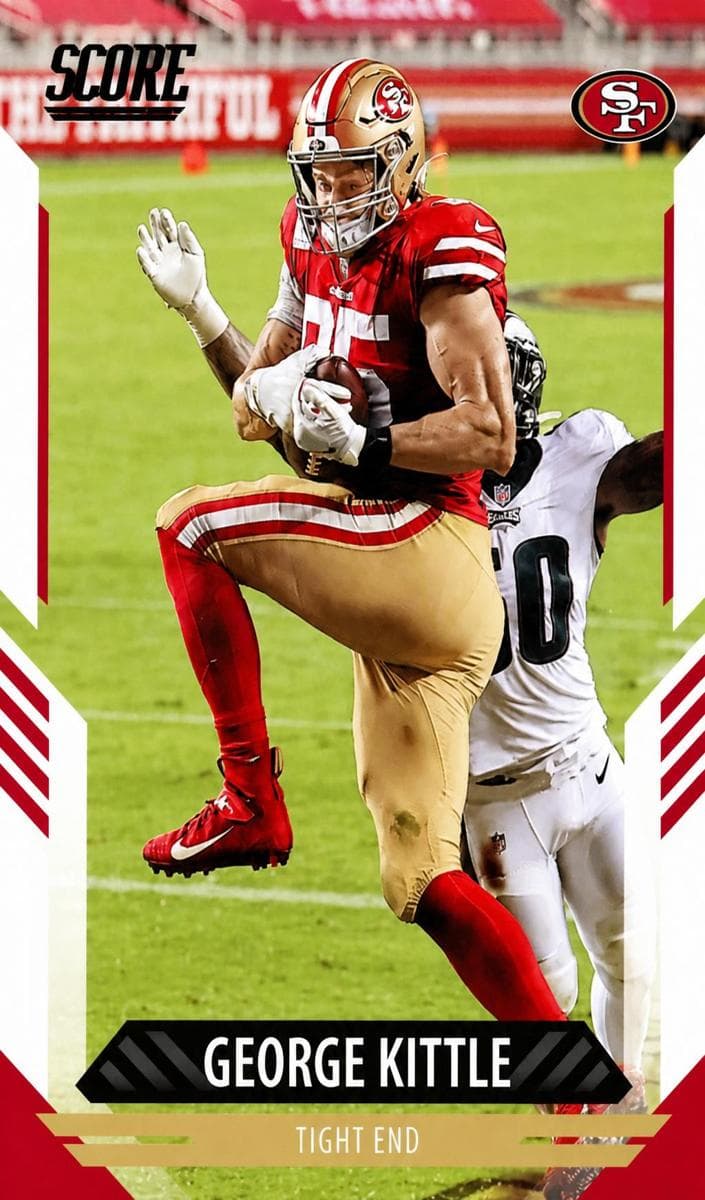 George Kittle 2021 panini Score