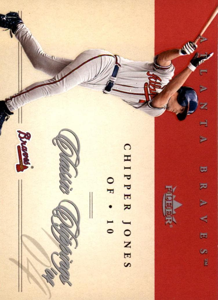 Chipper Jones 2004 fleer