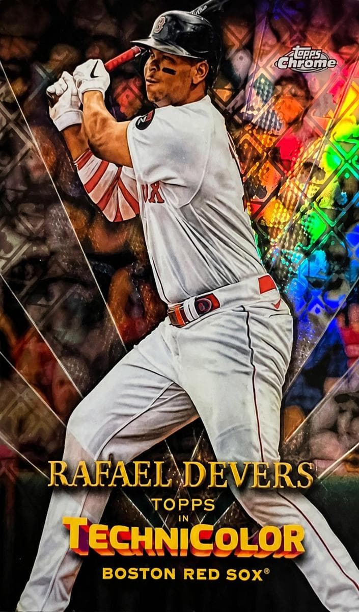 Rafael Devers 2023 topps Topps Chrome Logofractor Edition