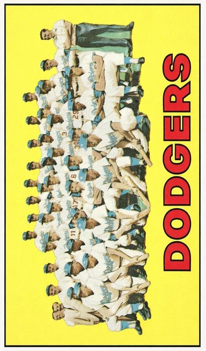 Los Angeles Dodgers 1967 topps Topps