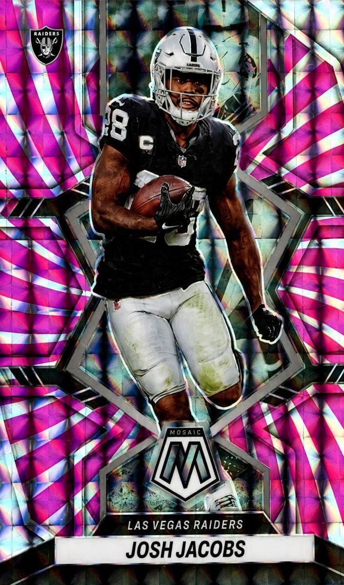 Josh Jacobs 2022 panini Panini Mosaic