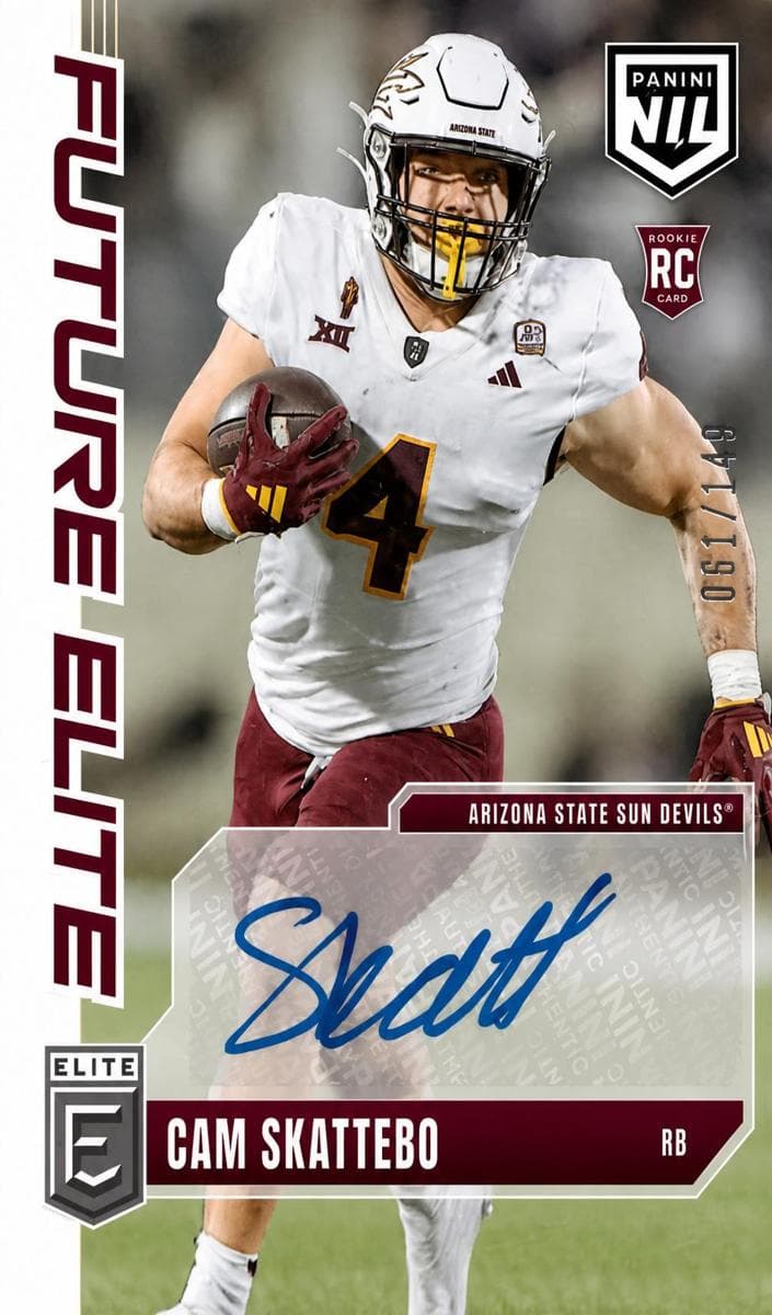 Cam Skattebo 2025 panini