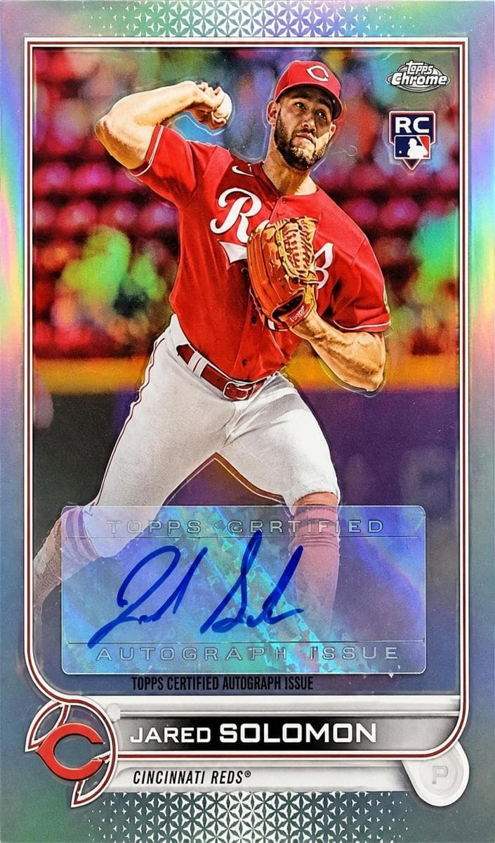 Jared Solomon 2022 topps Topps Chrome Update