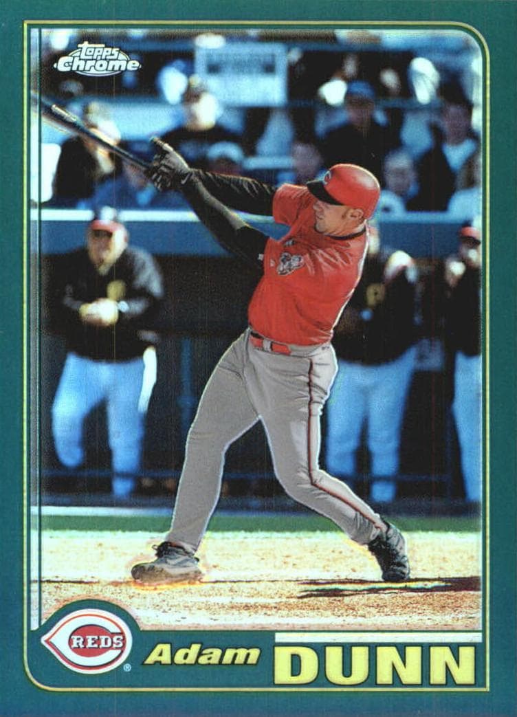 Adam Dunn 2001 topps Topps Traded & Rookies