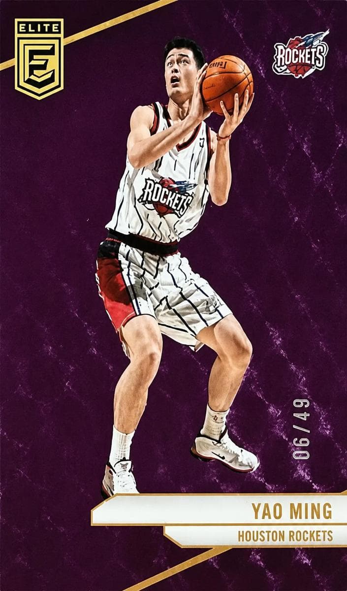 Yao Ming 2023 panini Donruss Elite