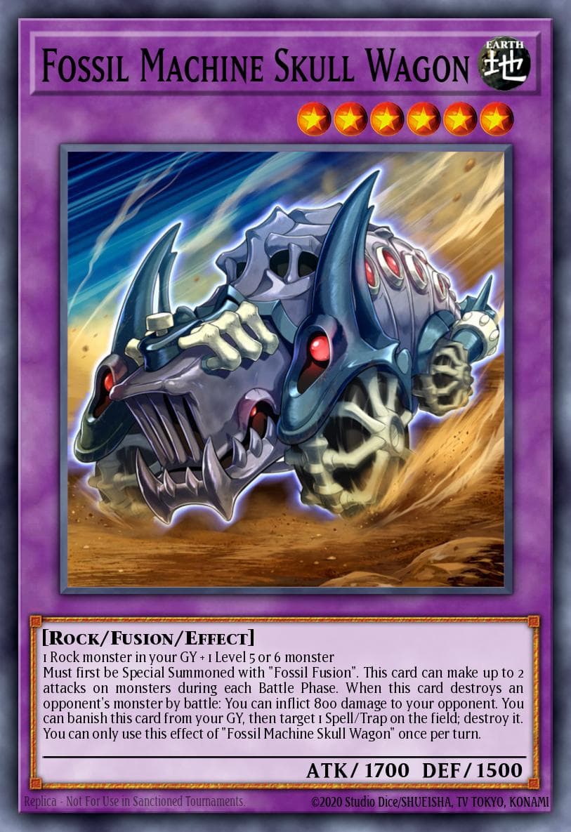 Fossil Machine Skull Wagon #GFP2-EN020