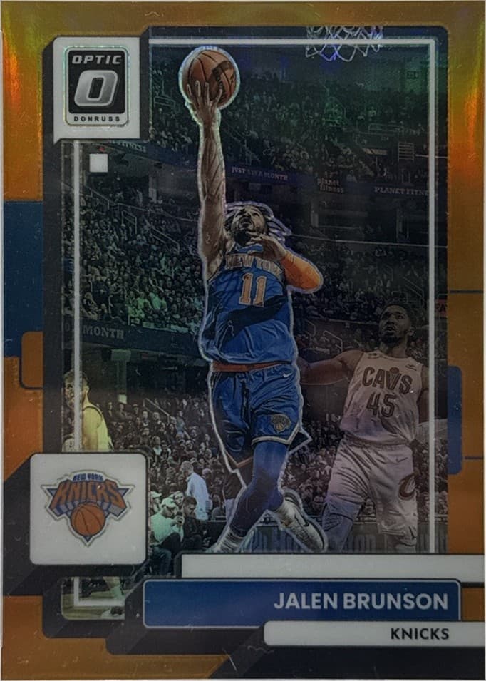 Jalen Brunson Basketball 2022 Donruss Optic 2022 Donruss Optic