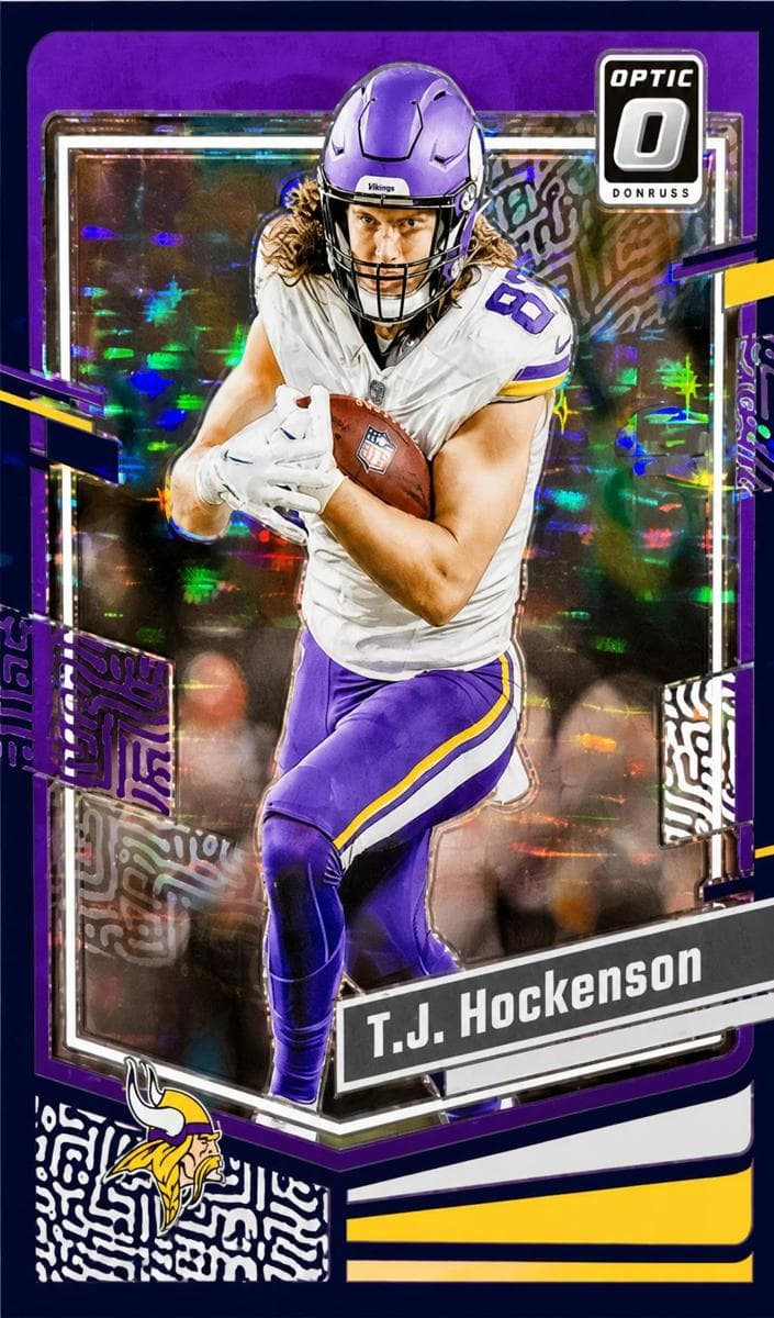 T.J. Hockenson 2023 panini Donruss Optic