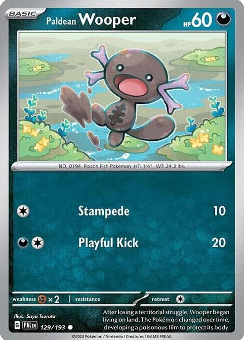 Paldean Wooper #129