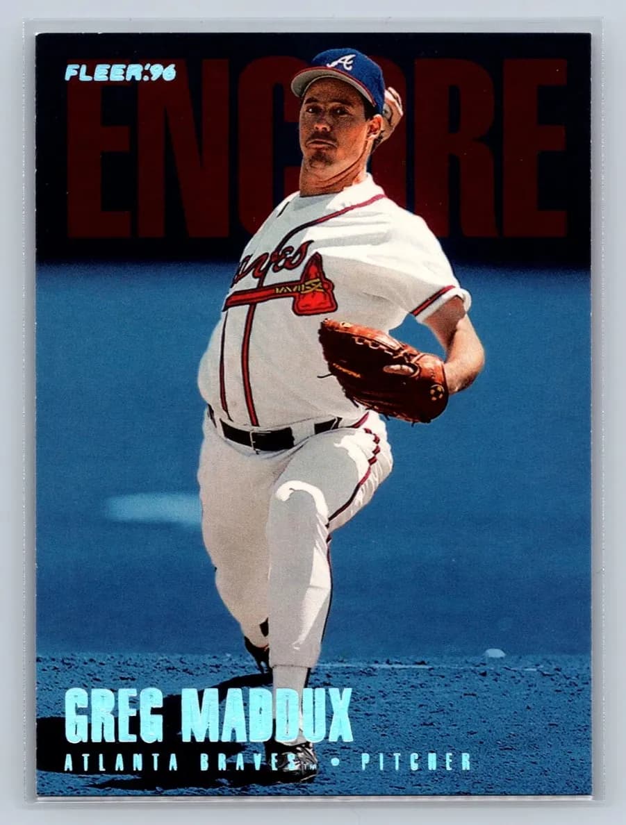 Greg Maddux 1996 fleer Fleer Update