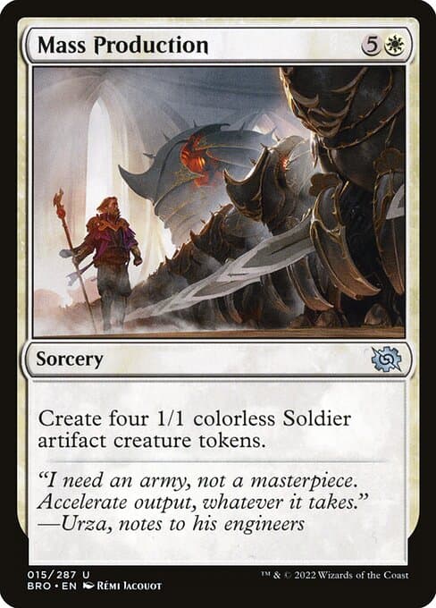 Mass Production 2022 Magic: The Gathering Brother's War