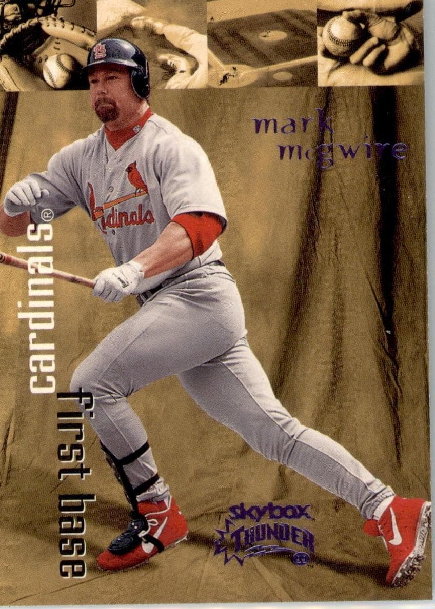 Mark McGwire 1999 fleer SkyBox Thunder