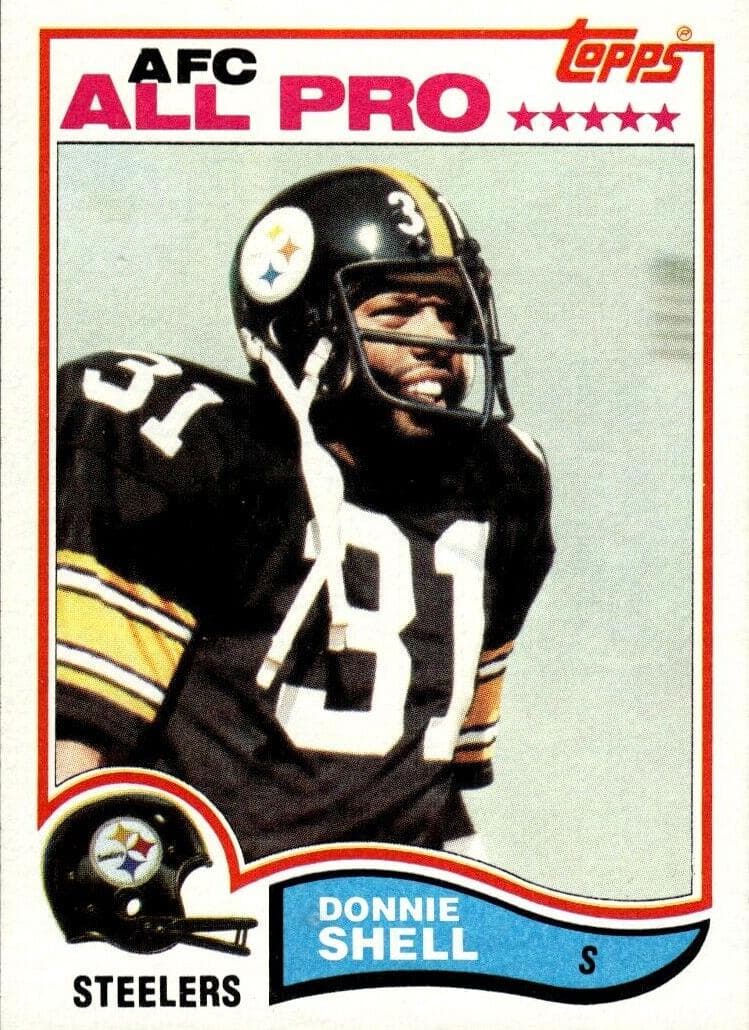 Donnie Shell 1982 topps Topps