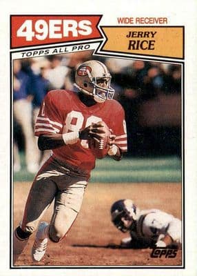 Jerry Rice 1987 topps
