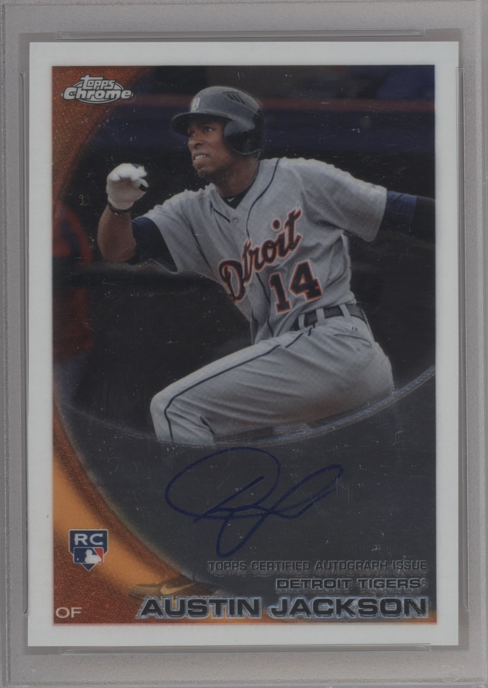 Austin Jackson 2010 topps Topps Chrome