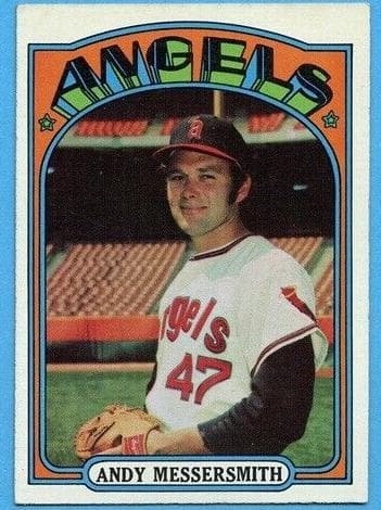 Andy Messersmith 1972 topps Topps