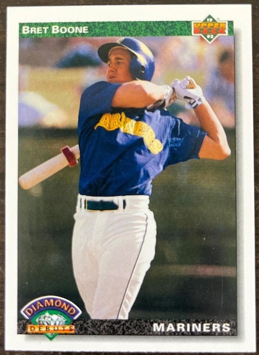 Bret Boone 1992 upper-deck Upper Deck