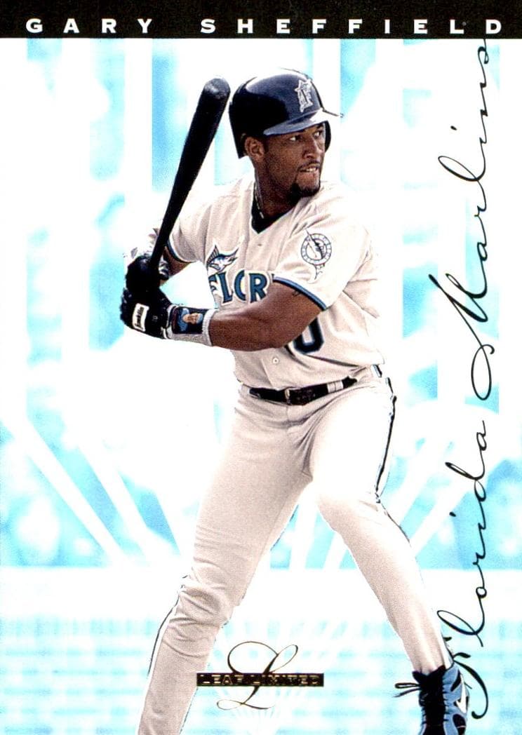 Gary Sheffield 1995 leaf Leaf Limited