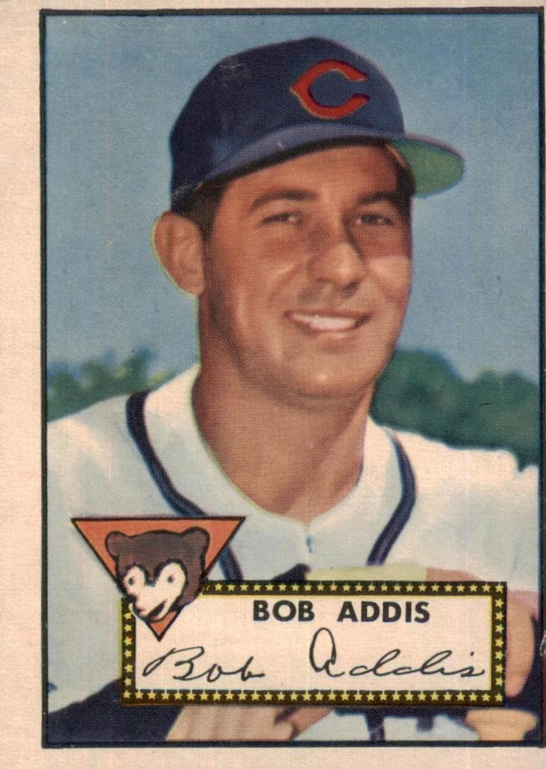 Bob Addis 1952 topps Topps