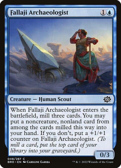 Fallaji Archaeologist 2022 Magic: The Gathering Brother's War