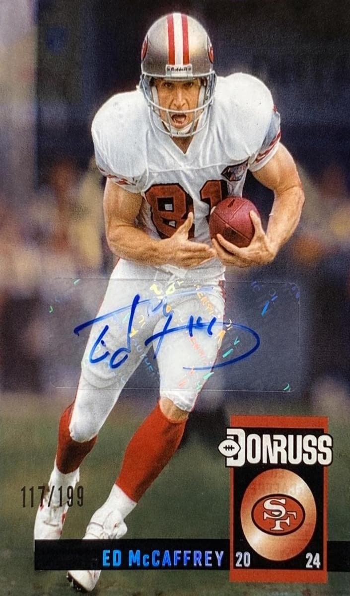Ed McCaffrey 2024 panini Clearly Donruss