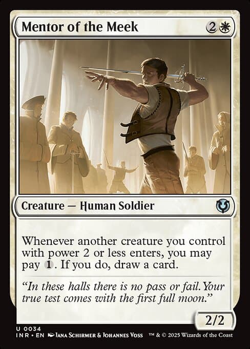 Mentor of the Meek 2024 Magic: The Gathering Foundations Jumpstart