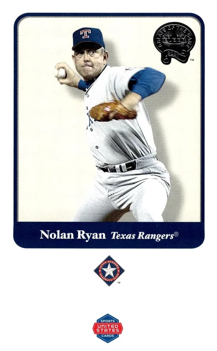 Nolan Ryan 2001 fleer Fleer Greats of the Game