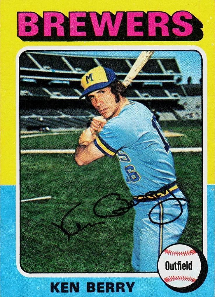 Ken Berry 1975 topps Topps