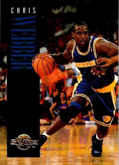 Chris Webber 1994 fleer SkyBox Premium