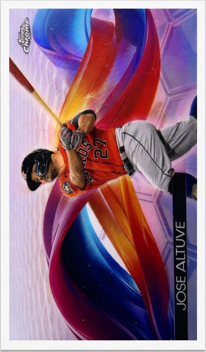 Jose Altuve 2024 topps Topps Chrome