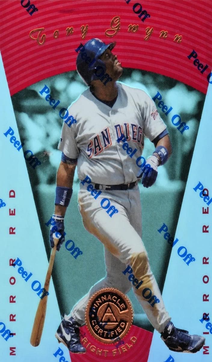 Tony Gwynn 1997 panini Pinnacle Totally Certified