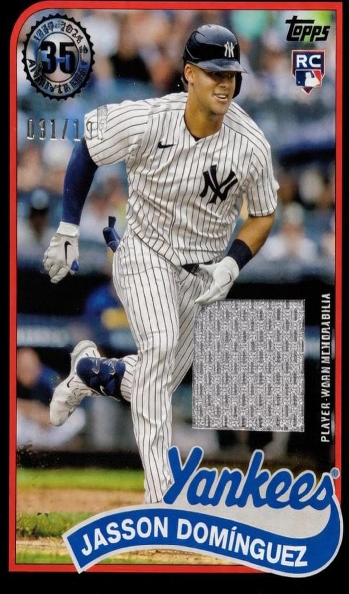 Jasson Domínguez 2024 topps Topps Update