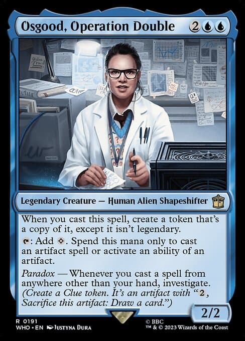 Osgood, Operation Double 2023 Magic: The Gathering Doctor Who