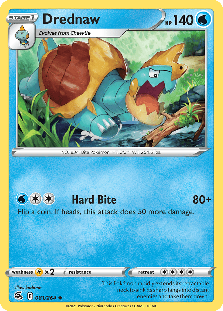 Drednaw #81 2021 Pokemon