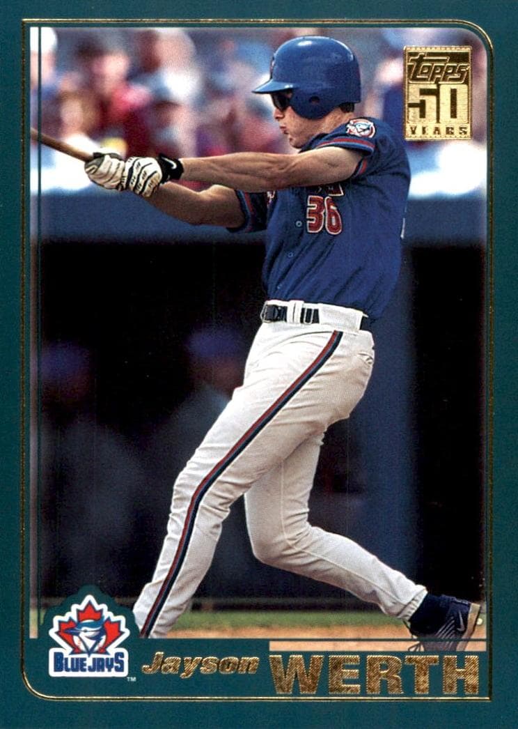 Jayson Werth 2001 topps Topps Traded & Rookies