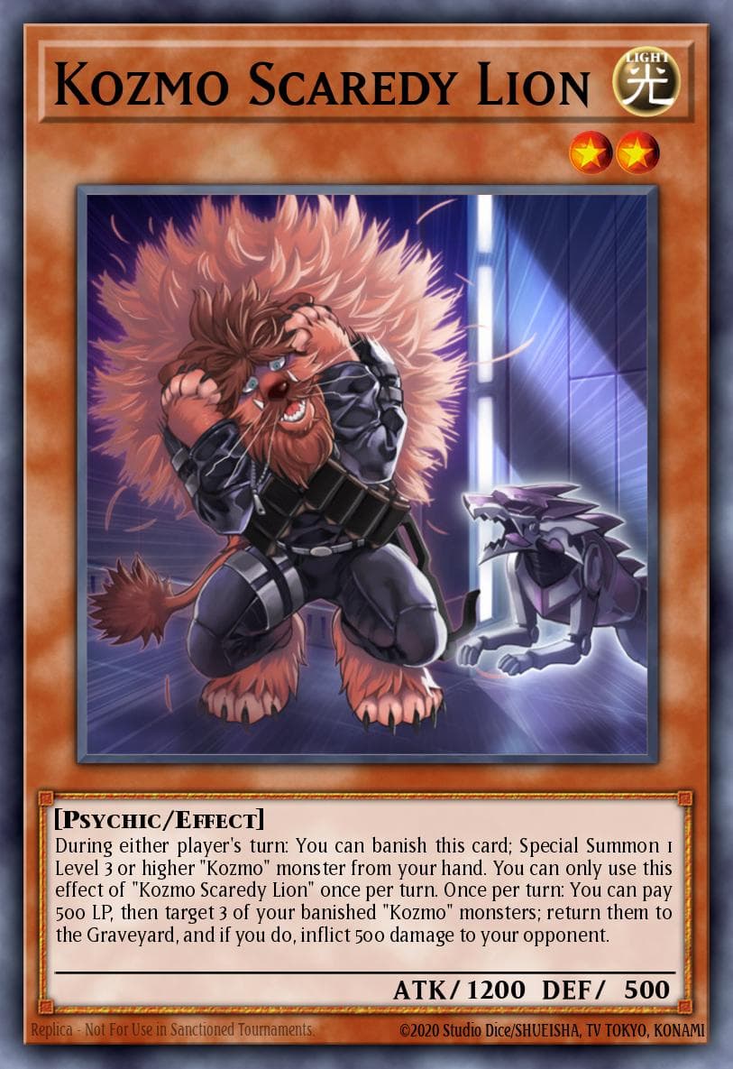Kozmo Scaredy Lion 2016 Yu-Gi-Oh! Shining Victories