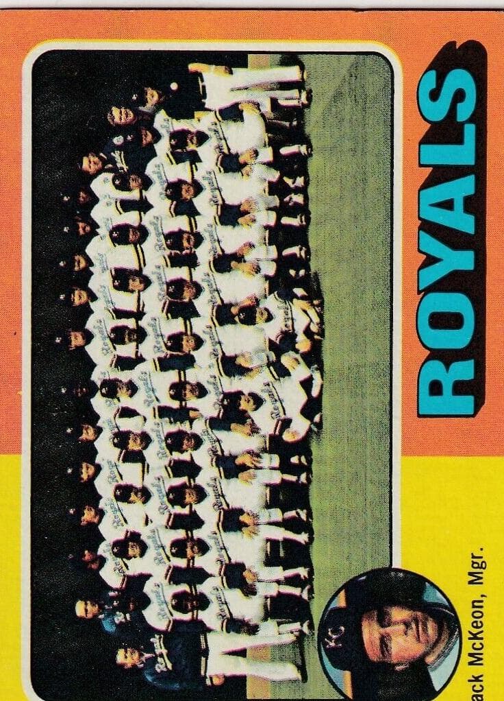 Royals Team 1975 topps Topps Mini