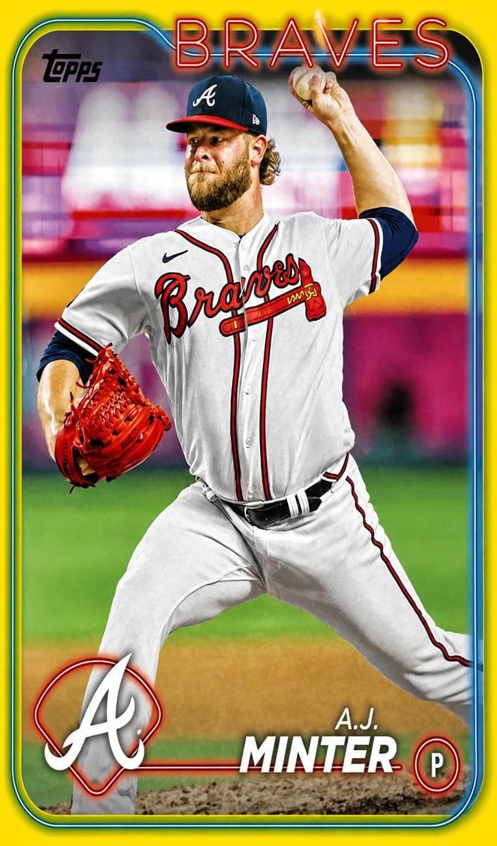 A.J. Minter 2024 topps Topps