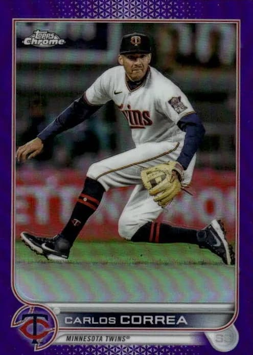 Carlos Correa 2022 topps Topps Chrome Update