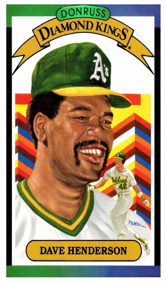 Dave Henderson 1989 panini