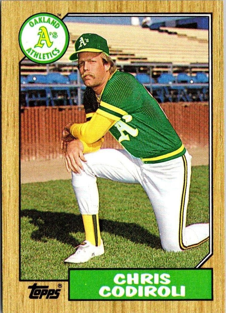 Chris Codiroli trading card