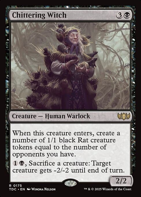 Chittering Witch 2024 Magic: The Gathering Bloomburrow Commander