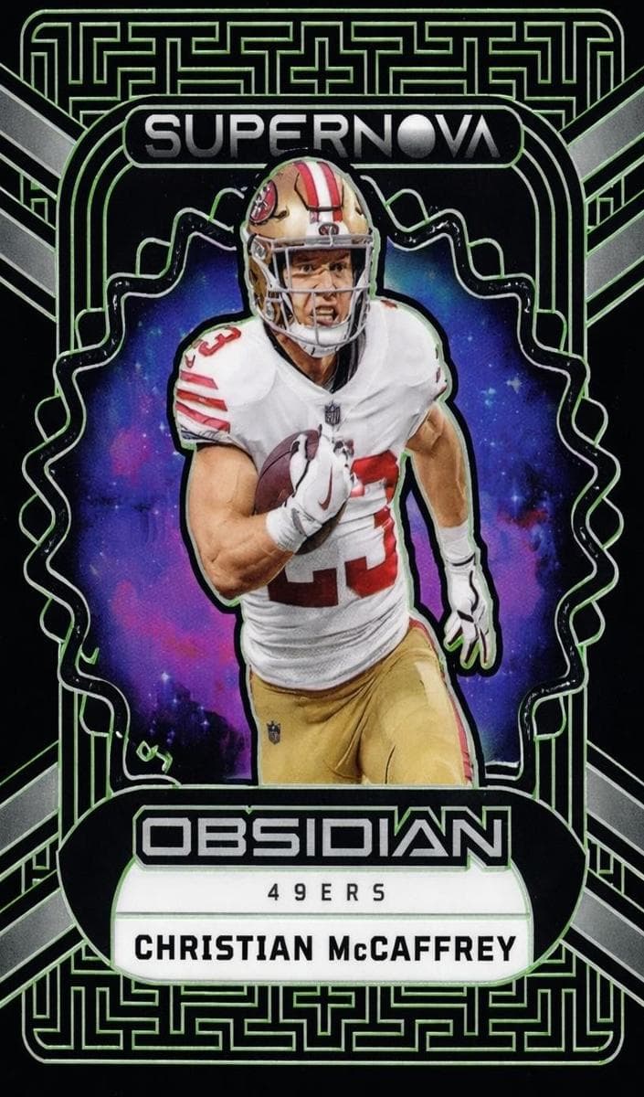 Christian McCaffrey 2023 panini Panini Obsidian