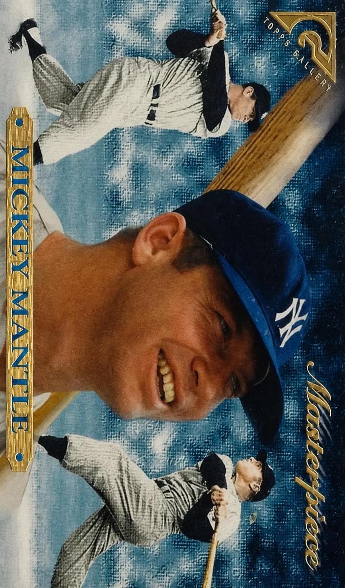 Mickey Mantle 1996 topps Topps Gallery